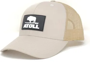 Atoll Trucker Hats - 7 Hole Snapback Closure Baseball Caps, Adjustable Strap, Breathable - One Size Fits Men Women