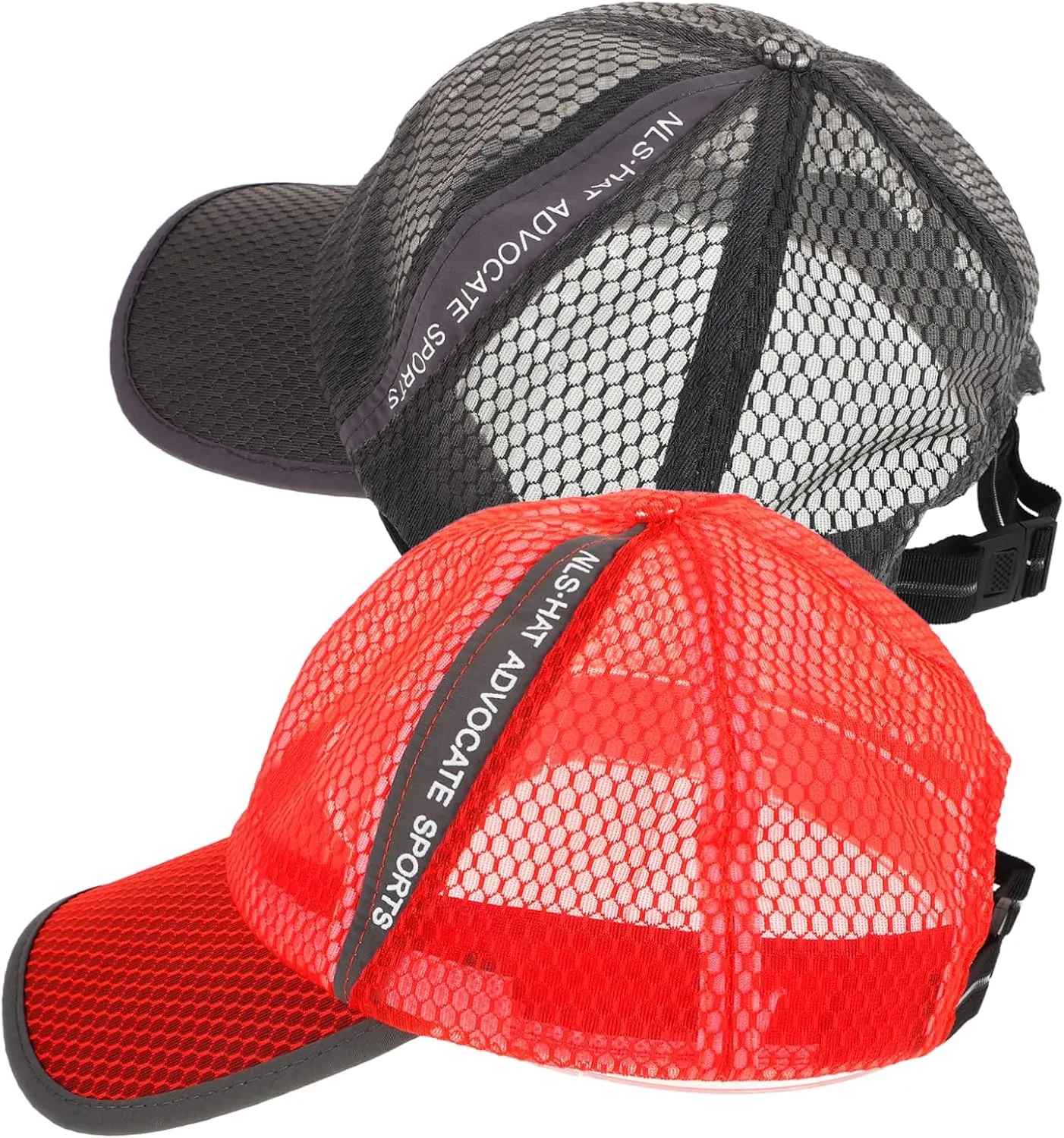 Beaupretty 2pcs Breathable Baseball Cap for Men Sun Hat with Brim Mesh Panels for Maximum Airflow Sports Hat Deep for Outdoor Activities