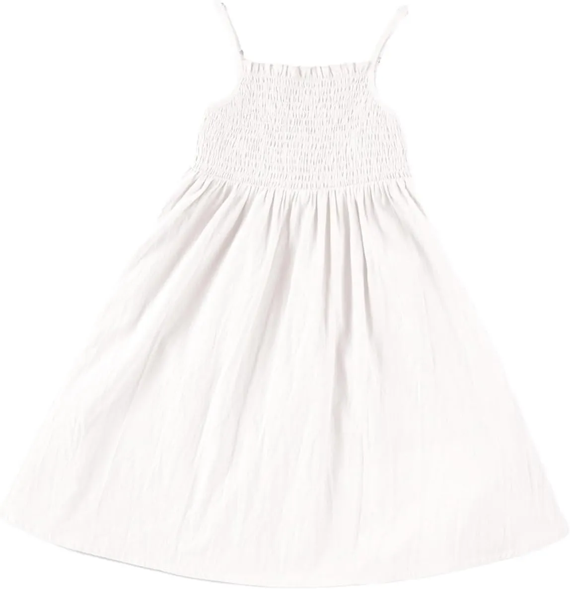 blibean Tween Girls Cotton Sundresses Adjustable Strap Dresses Size 4-15 Years