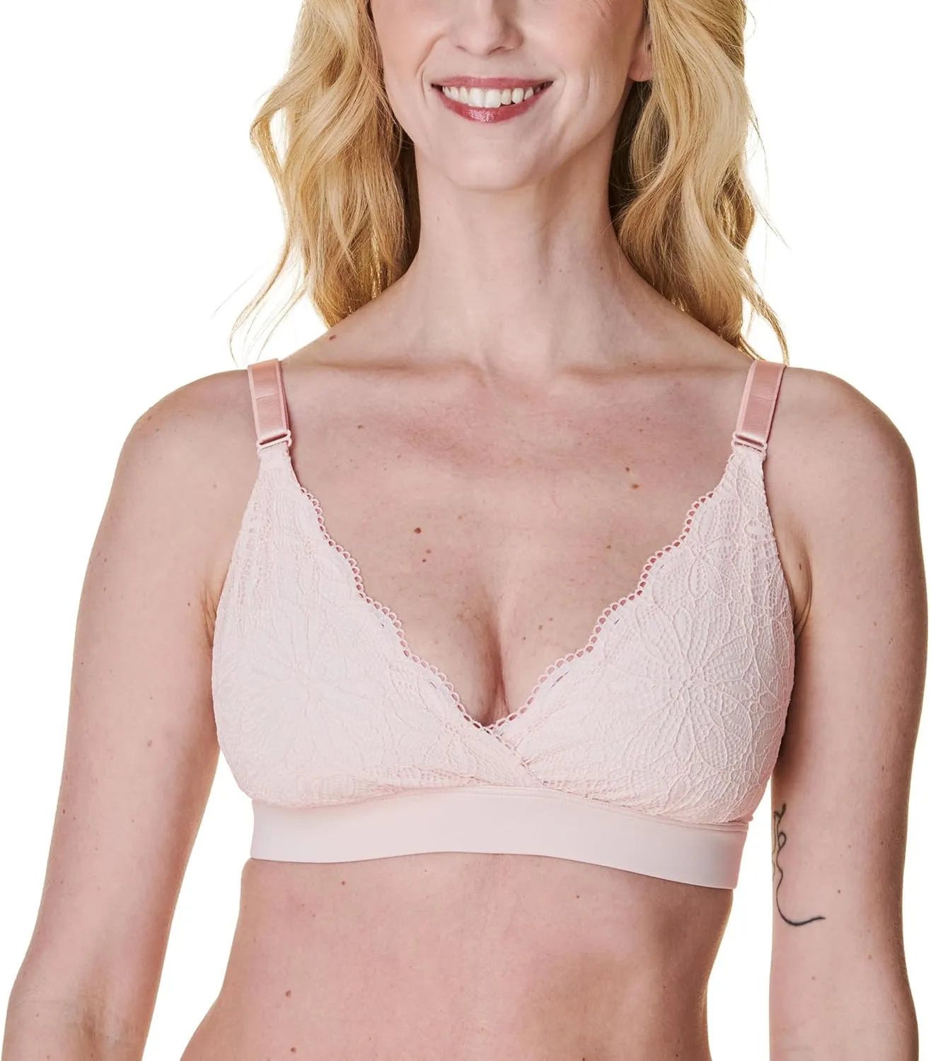 Bravado Designs Women's Ballet Nursing Bra for Breastfeeding Wireless Sleep Maternity Bra