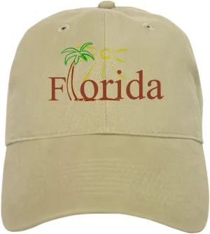 CafePress Pensacola Beach Sign, Florida Cap Adjustable Baseball Cap