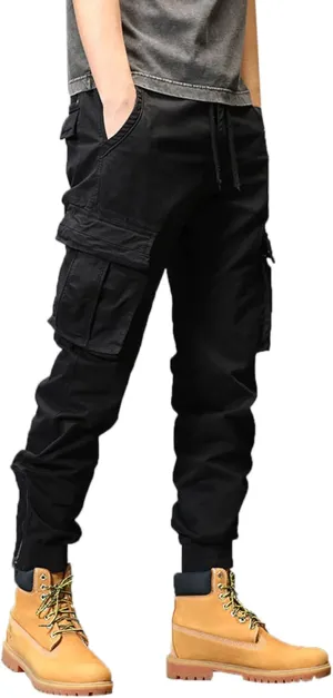 Cargo Pants for Men Big and Tall, Cargo Pant Lightweight Tactical Pant Hiking Jogger Classic Fit Multi Pockets Autumn