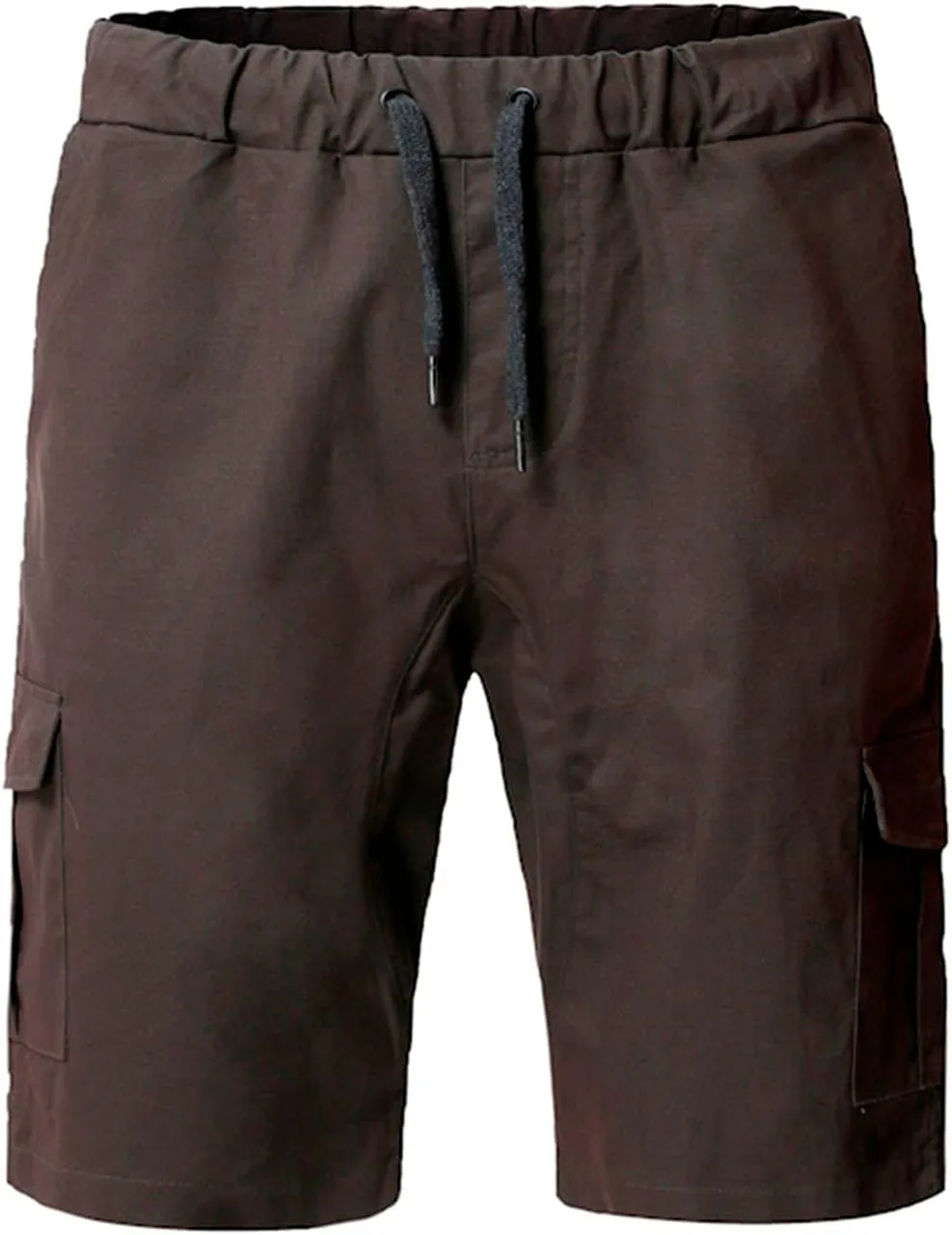 Cargo Shorts for Men 9" Outdoor Hiking Travel Shorts Drawstring Waist Camping Work Shorts with Multiple Pockets