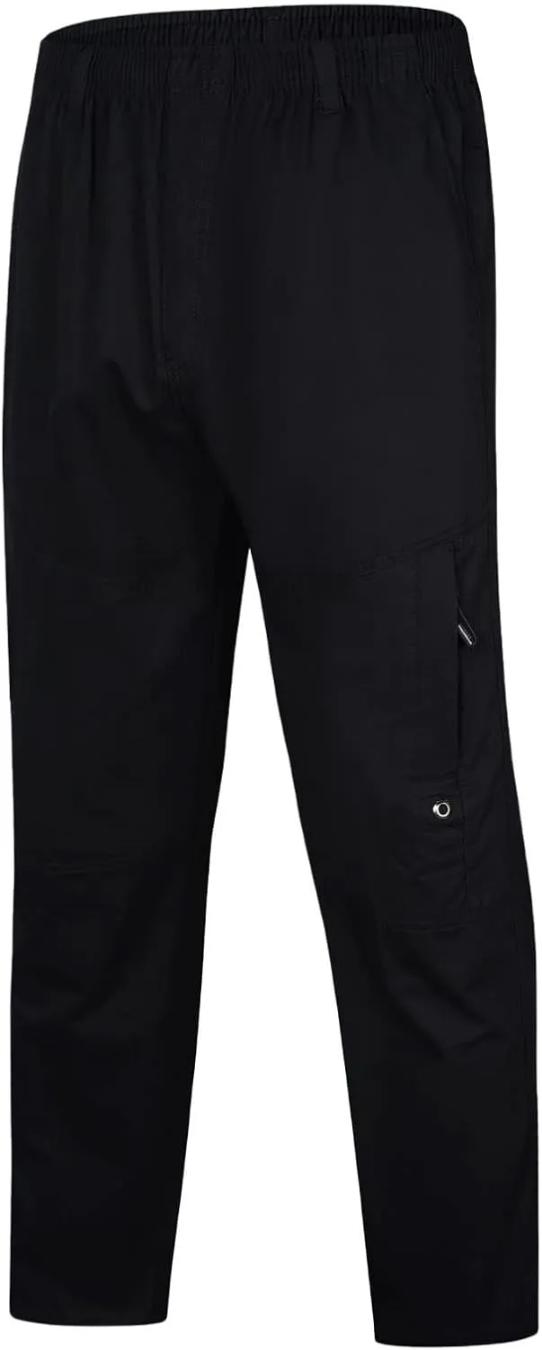 Cargo Sweatpants for Men Big and Tall for Men Casual Heavyweight Sweatpants Classic Fit Pockets Cargo Work Pants Wild