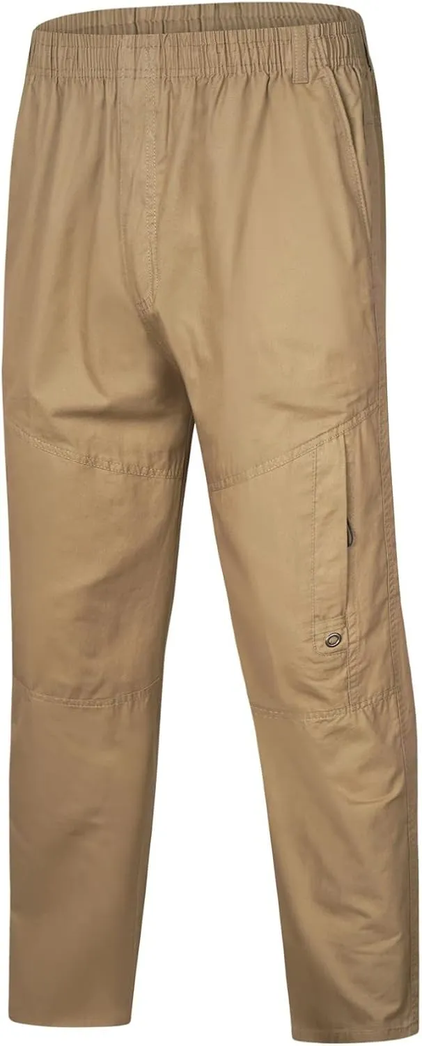 Cargo Sweatpants for Men Big and Tall for Men Casual Heavyweight Sweatpants Classic Fit Pockets Cargo Work Pants Wild