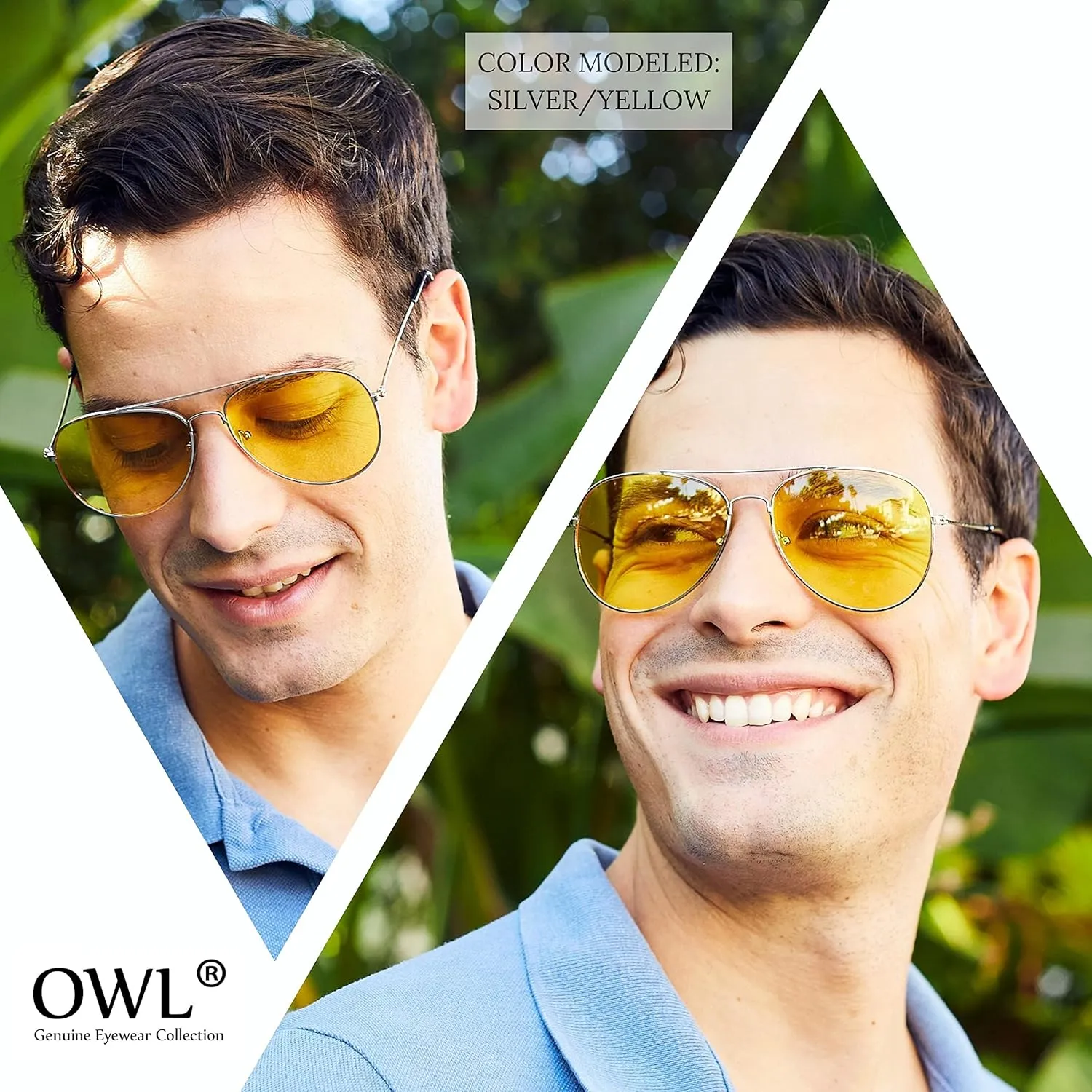 Classic Aviator Style Sunglasses Metal Frame Colored Lens UV 400 Unisex