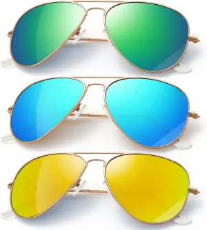 Classic Aviator Sunglasses for Men Womens Driving Polarized Sunglasses
