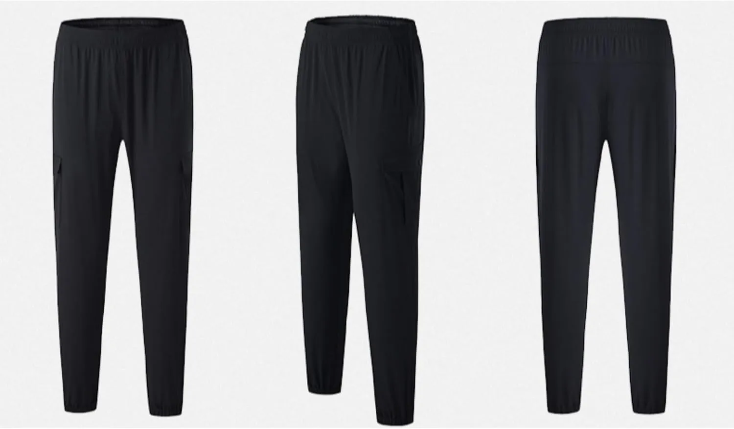 Cotton Linen Cargo Joggers for Men Loose Fit Workout Running Trousers Elastic Waist Drawstring Yoga Beach Sweatpants