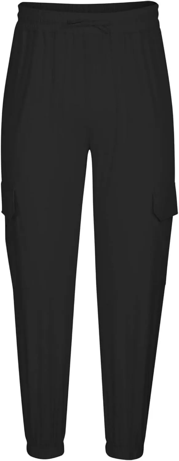 Cotton Linen Cargo Joggers for Men Loose Fit Workout Running Trousers Elastic Waist Drawstring Yoga Beach Sweatpants