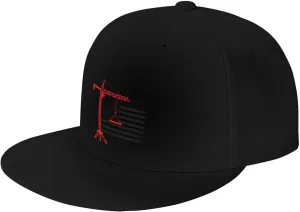 Crane Operator Tower Crane Trucker Hat for Men Snapback Hats Baseball Cap Flat Brim Hats
