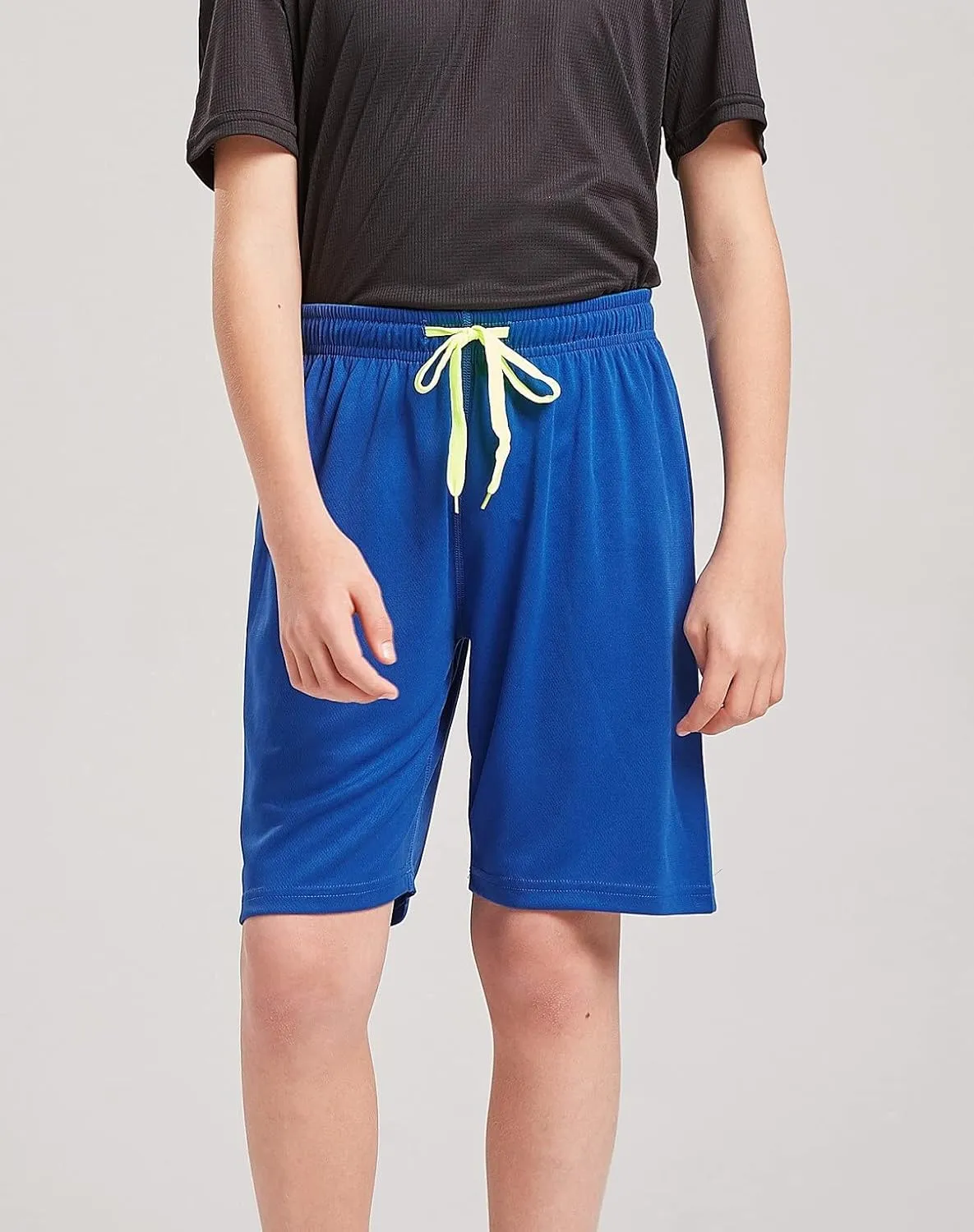 DaniChins Boys Loose Athletic Moisture Wicking Shorts Performance Mesh Shorts