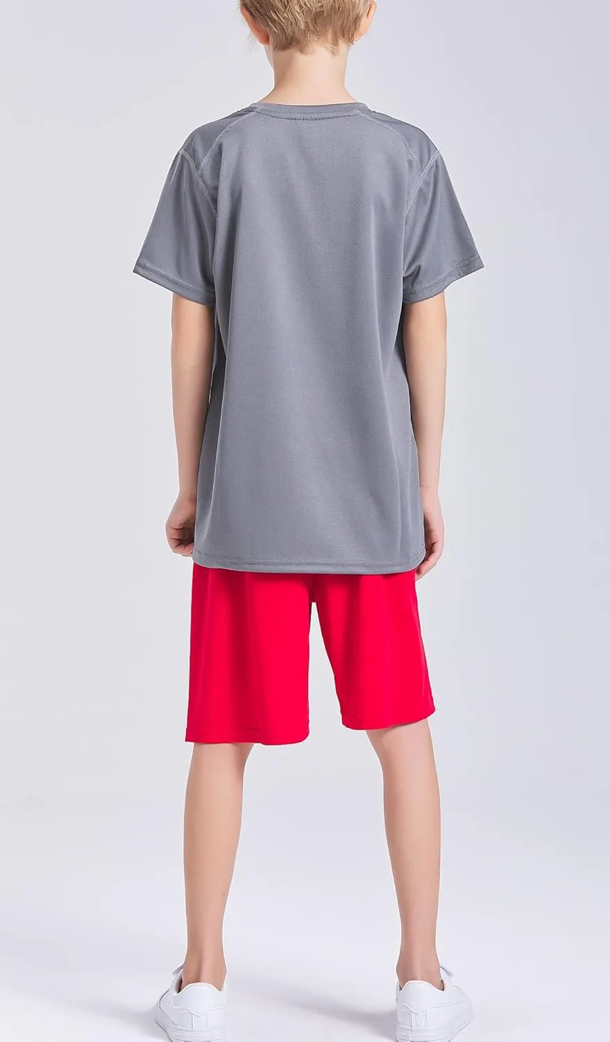 DaniChins Boys Loose Athletic Moisture Wicking Shorts Performance Mesh Shorts
