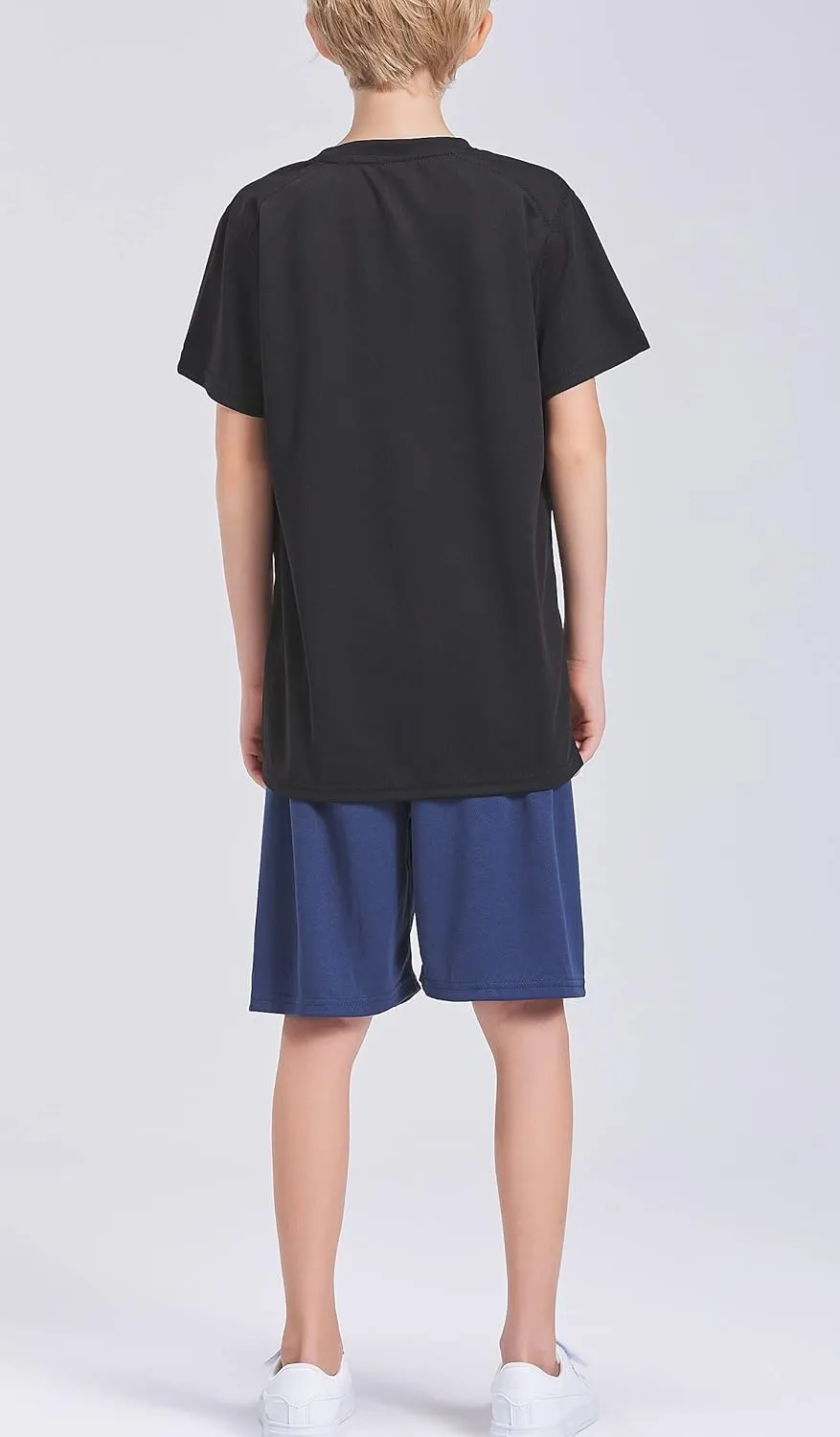 DaniChins Boys Loose Athletic Moisture Wicking Shorts Performance Mesh Shorts