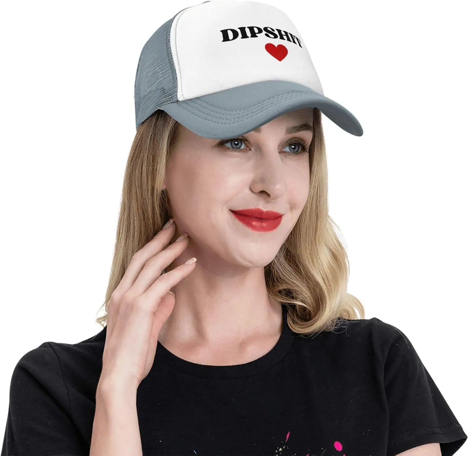 Dipshit Mesh Hat Men Women Trucker Hat Baseball Cap Dad Gift