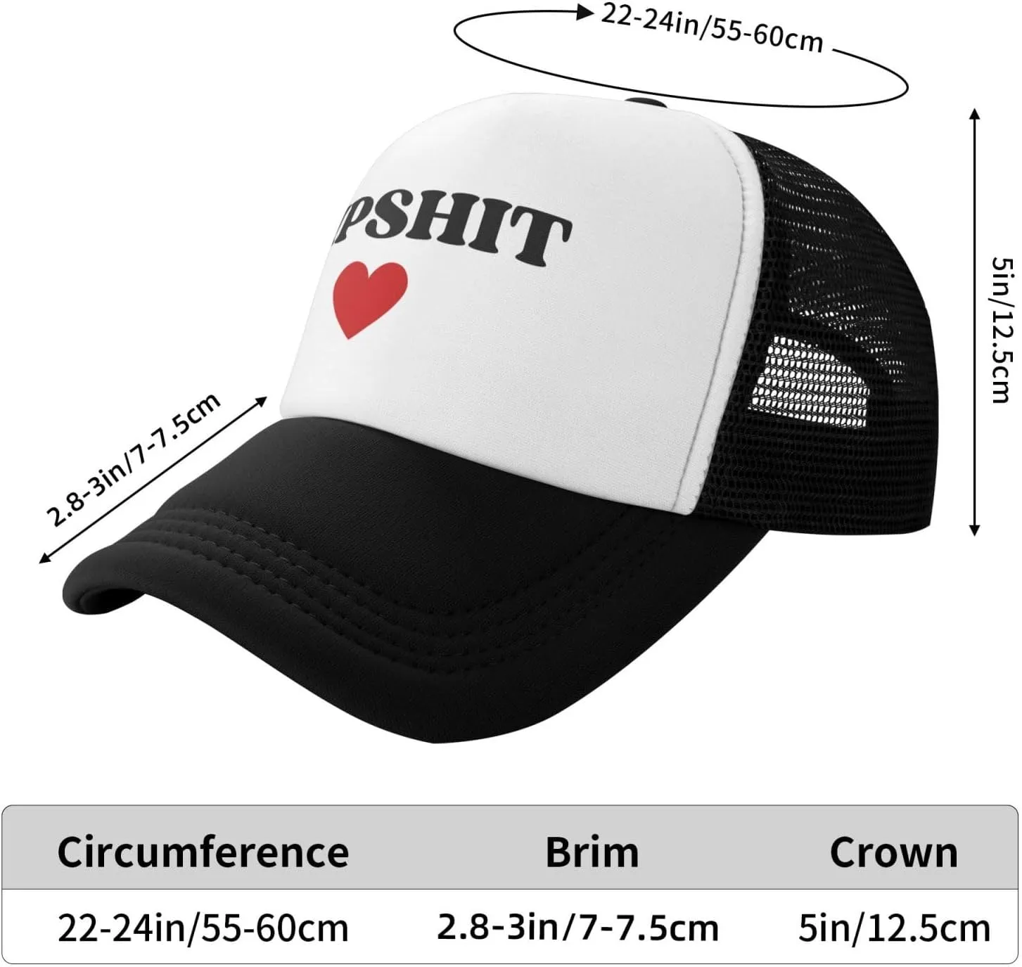 Dipshit Mesh Hat Men Women Trucker Hat Baseball Cap Dad Gift