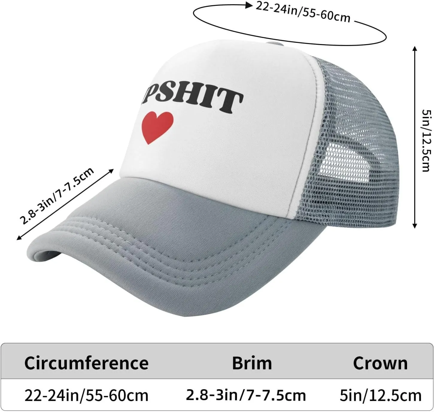 Dipshit Mesh Hat Men Women Trucker Hat Baseball Cap Dad Gift