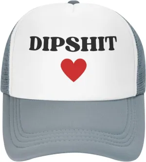 Dipshit Mesh Hat Men Women Trucker Hat Baseball Cap Dad Gift