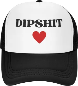 Dipshit Mesh Hat Men Women Trucker Hat Baseball Cap Dad Gift