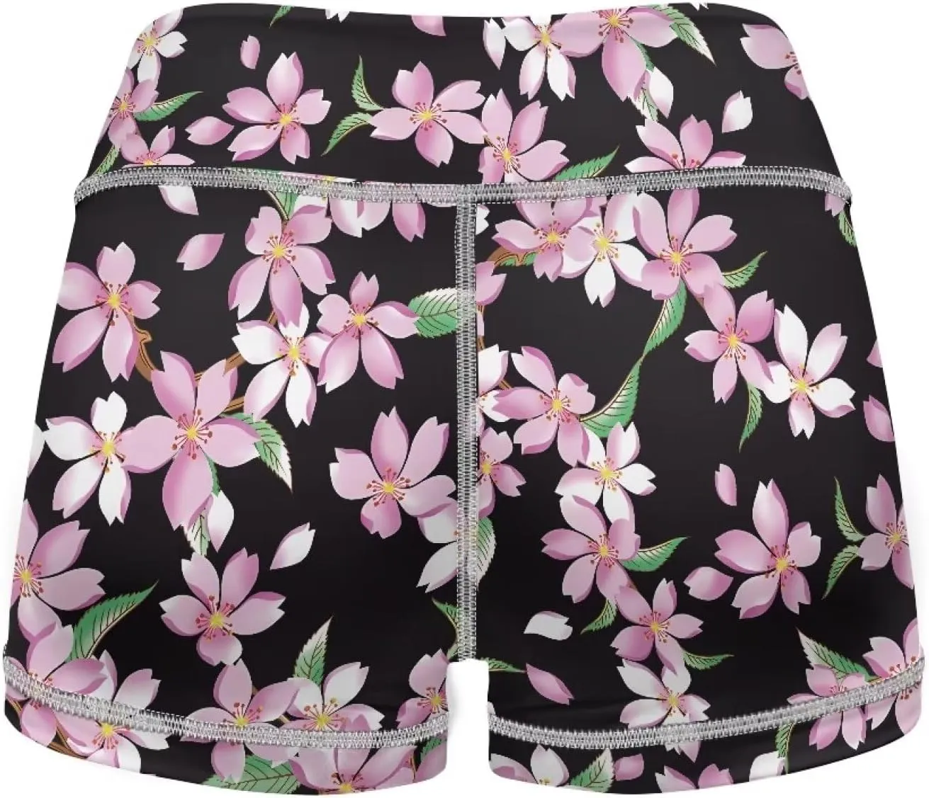 Dreaweet High Waist Biker Shorts for Women with Pockets 10" Soft Stretch Yoga Athletic Running Workout Shorts