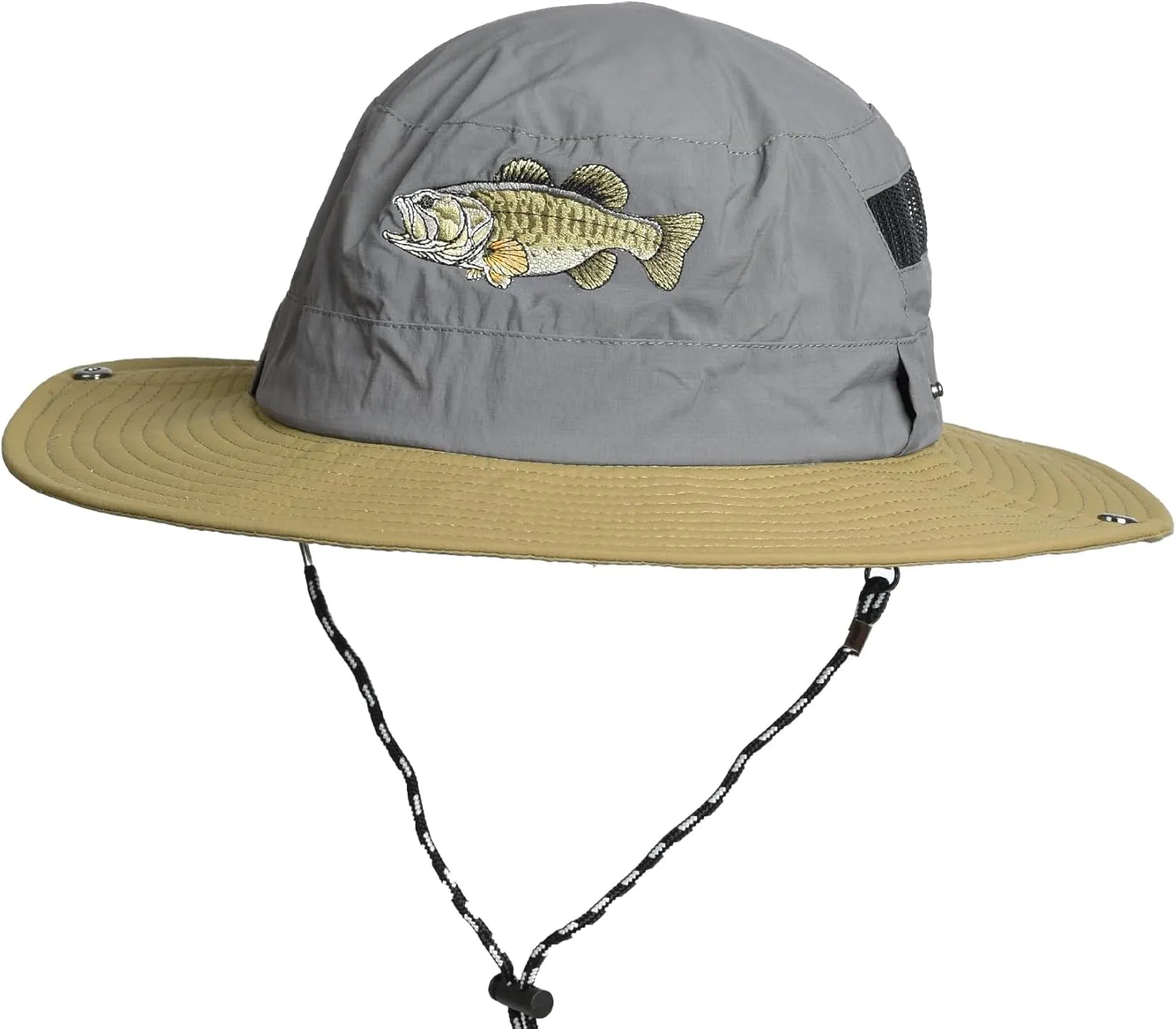 EDTREK Outdoorsman Pro Sun Hat with Sunglasses Holes for Fishing Hiking Cowboy Boonie Camo Hunting Hat