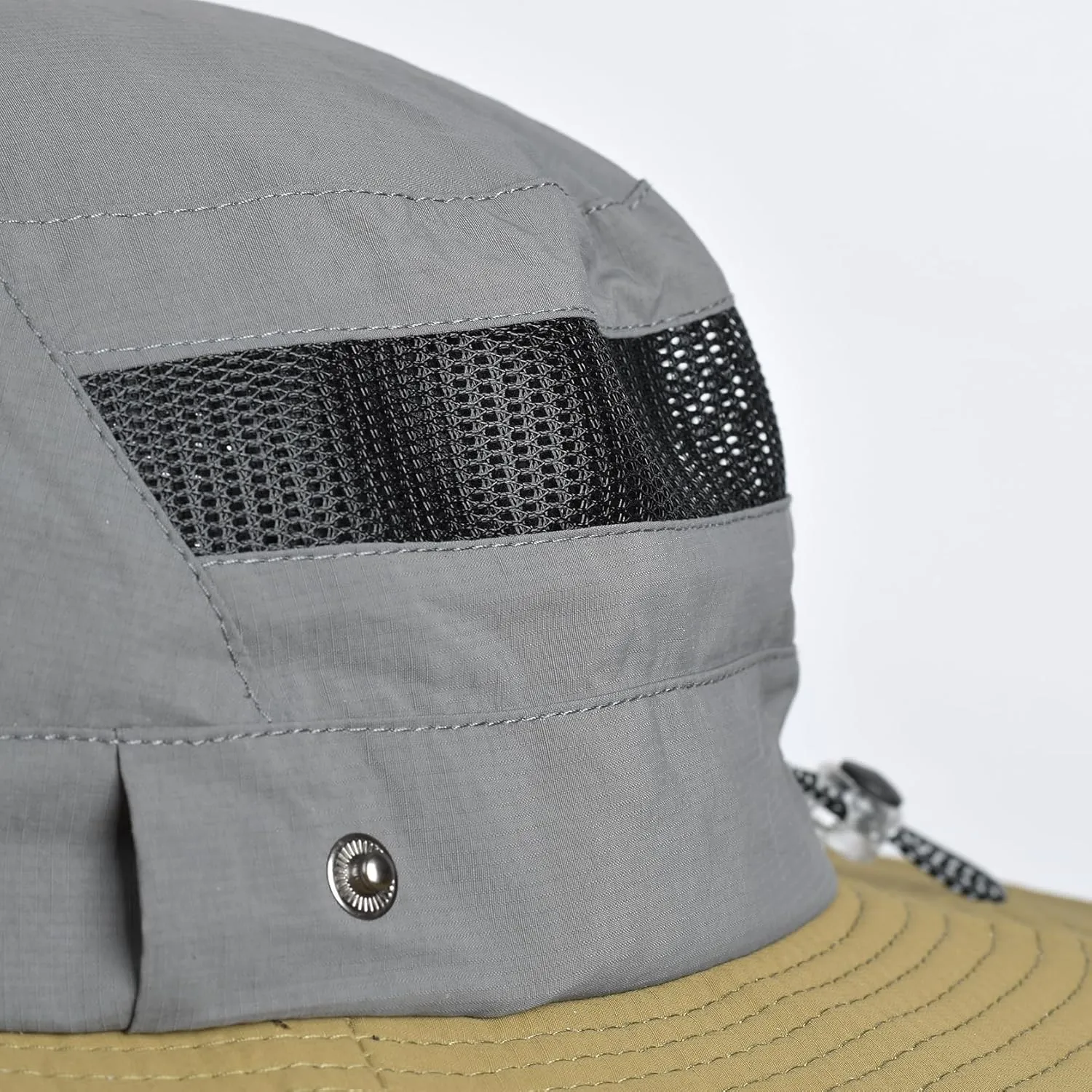 EDTREK Outdoorsman Pro Sun Hat with Sunglasses Holes for Fishing Hiking Cowboy Boonie Camo Hunting Hat