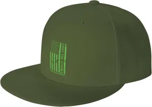 End The Stigma Mental Health Awareness American Flag Trucker Hat for Men Snapback Hats Baseball Cap Flat Brim Hats