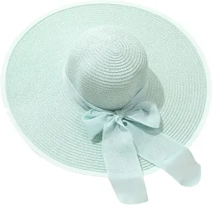 Fascinator Hats for Women Tea Party Ladies Wide Flat Brim Bucket Sun Hat Fashion Big Sunhat Derby Easter Outfit