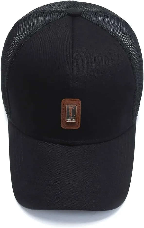 FASHIXD Golf Baseball Cap for Men Summer Mesh Hat Breathable Running Hats Outdoor Sports Quick Dry Hats