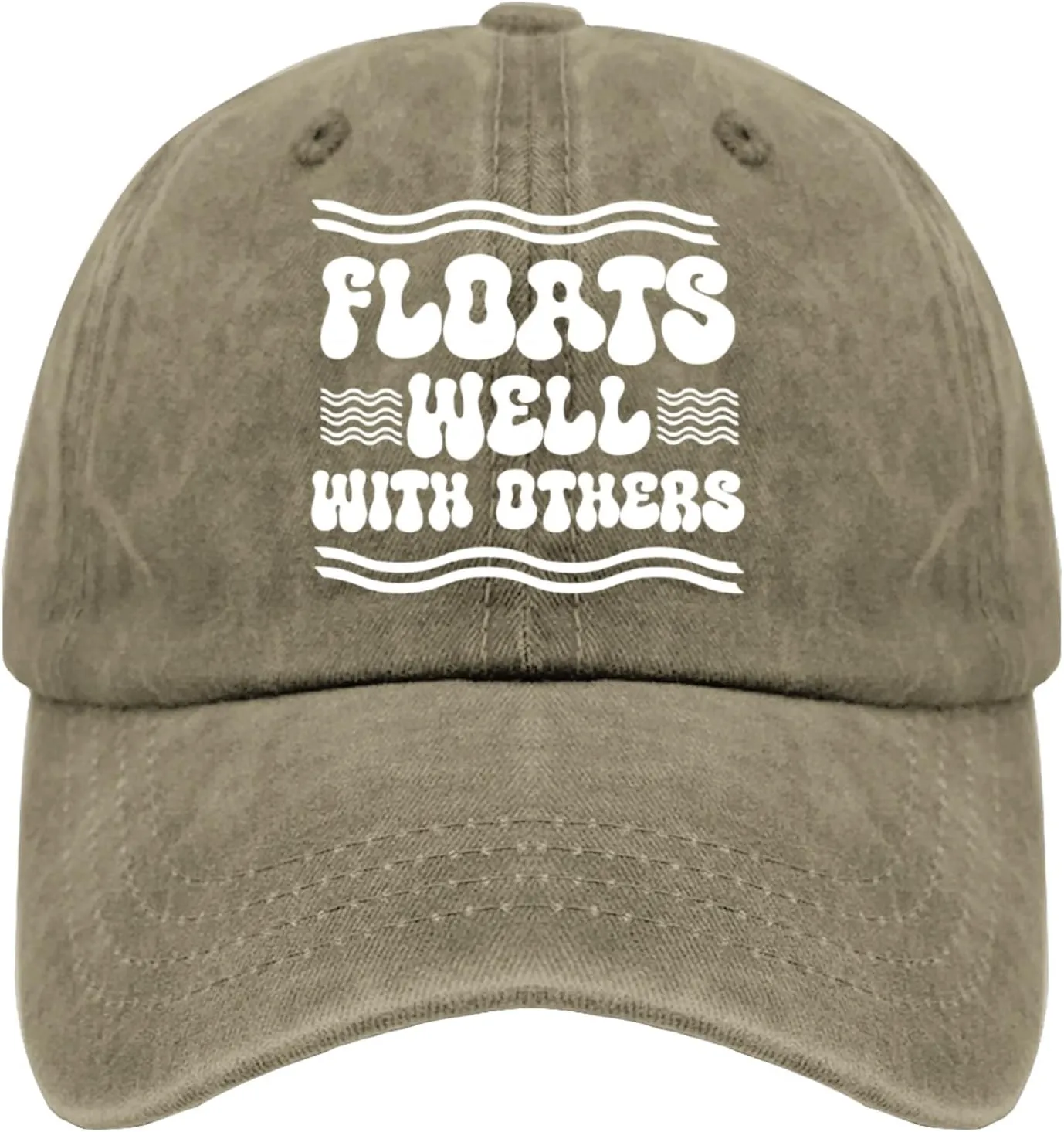 Floats Well with Others Hat Trucker Hat Women Funny Dad Hat Funny Gifts
