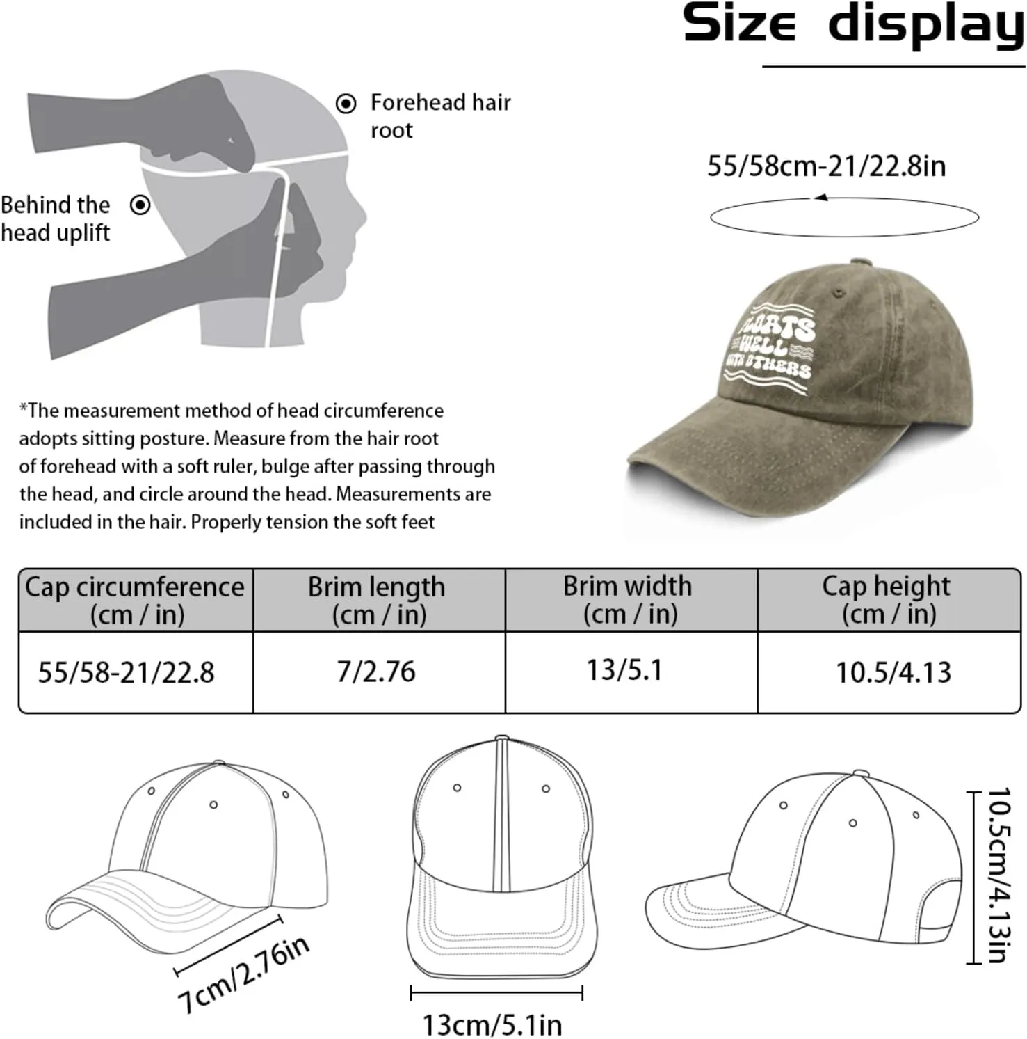 Floats Well with Others Hat Trucker Hat Women Funny Dad Hat Funny Gifts
