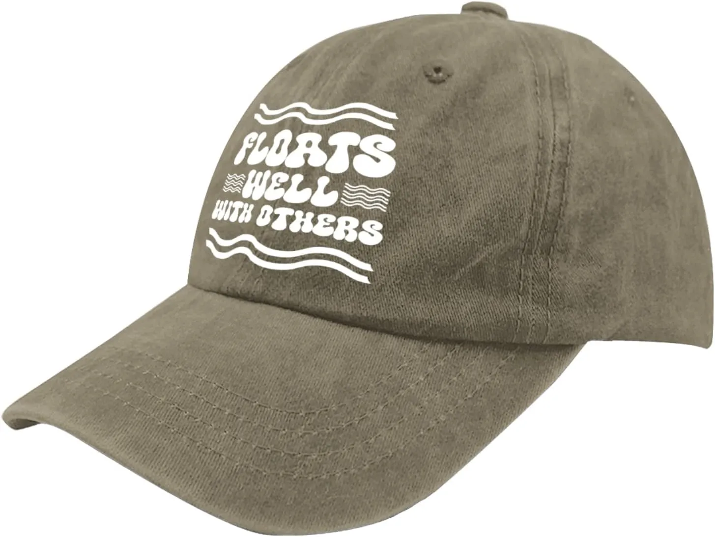 Floats Well with Others Hat Trucker Hat Women Funny Dad Hat Funny Gifts