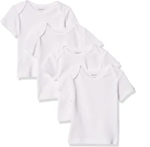 Hanes Baby Short Sleeve Flexy Soft Stretch Expandable Shoulder T-Shirt (4 Pack)