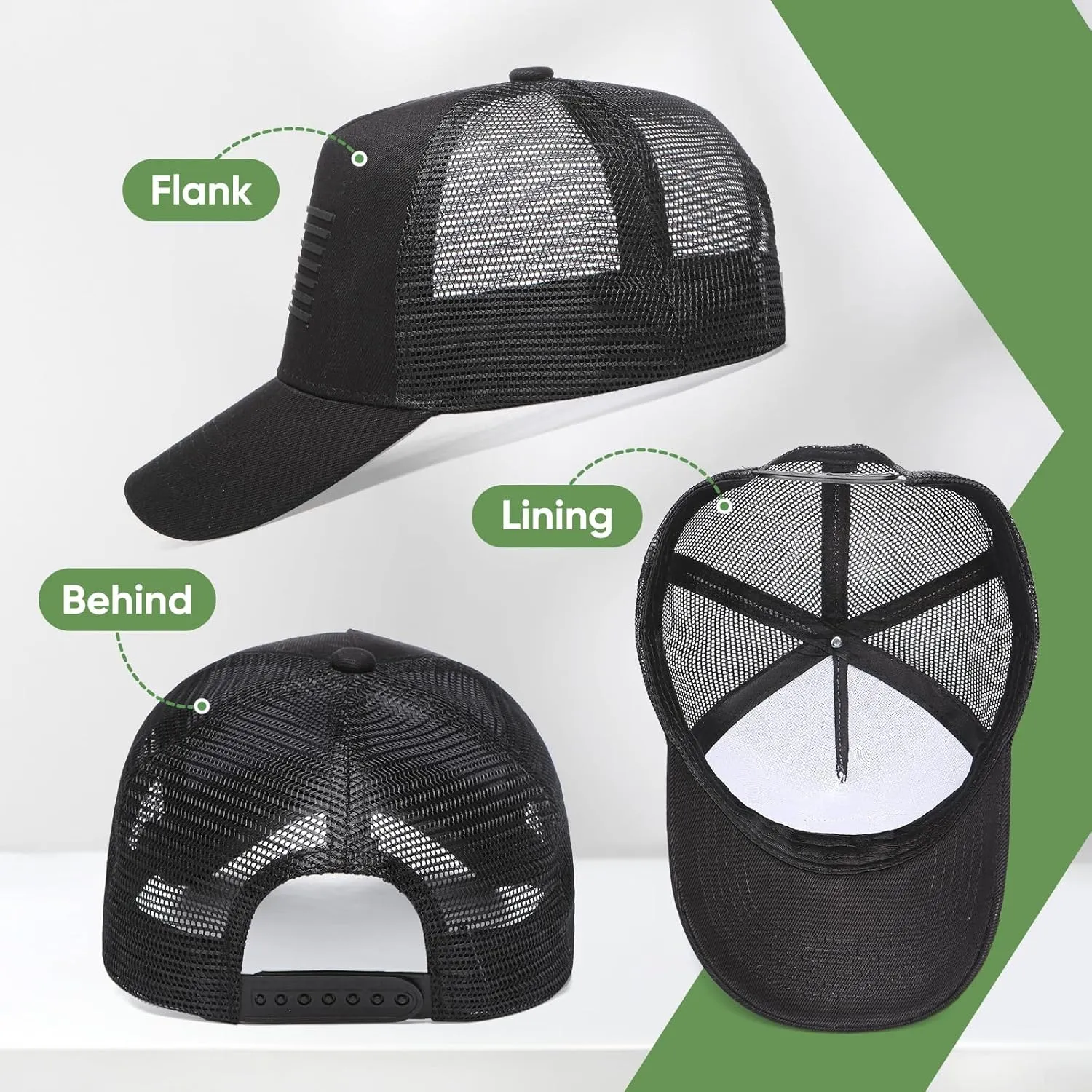 Hemp Snapback Hats for Men & Women, Natural UV Protection, Womens Trucker Hats, Twill Fabric, Mens Baseball Hats