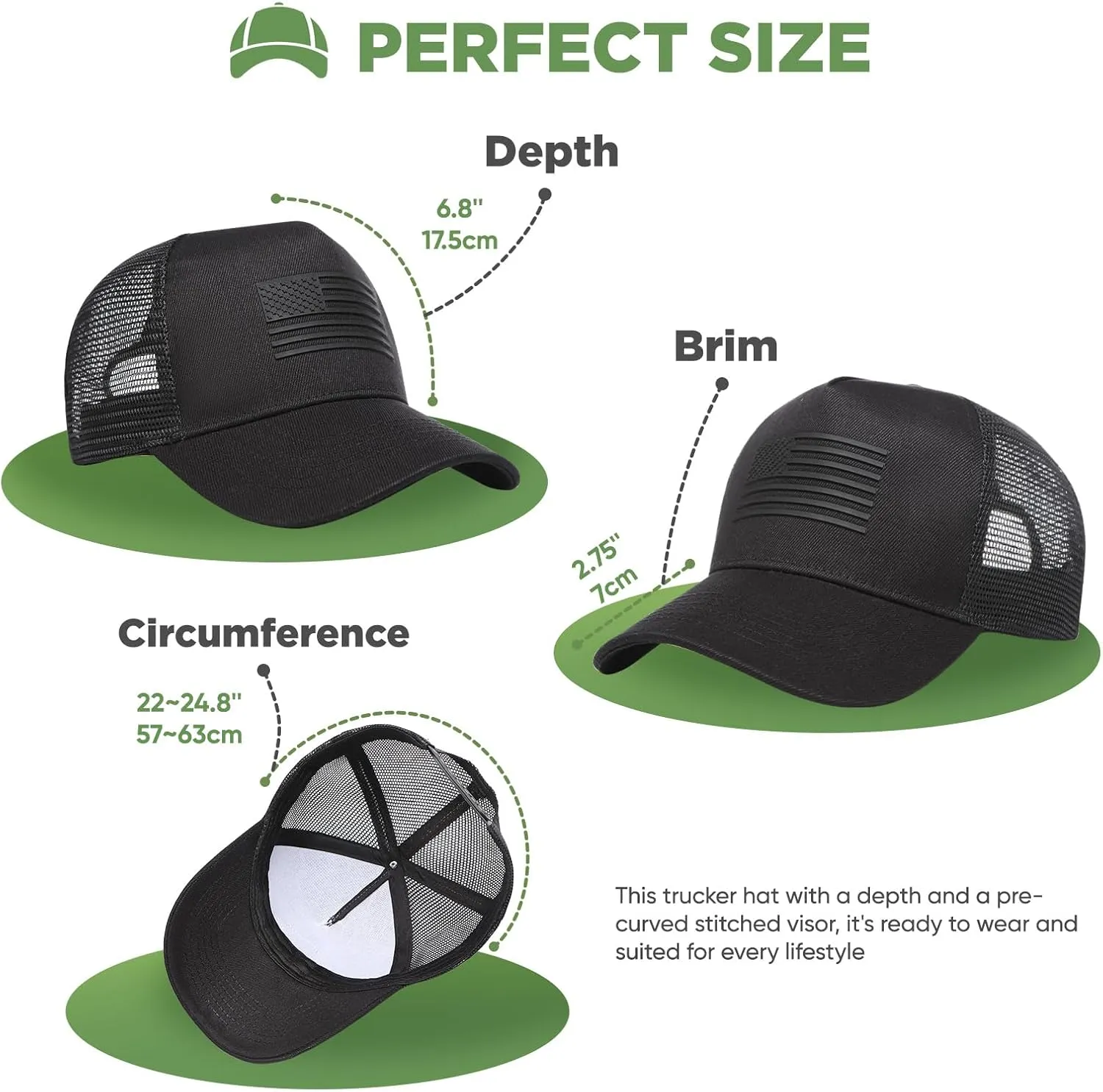 Hemp Snapback Hats for Men & Women, Natural UV Protection, Womens Trucker Hats, Twill Fabric, Mens Baseball Hats