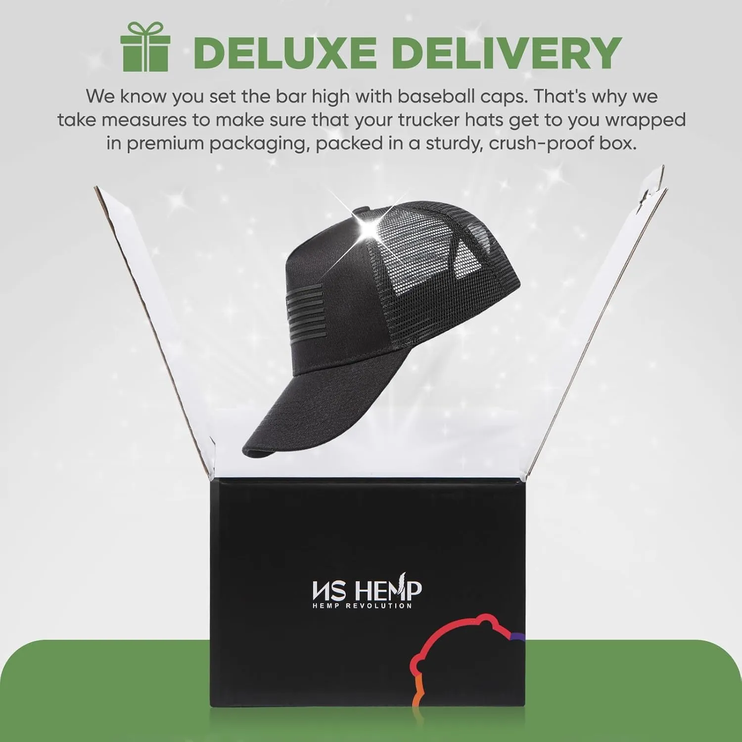 Hemp Snapback Hats for Men & Women, Natural UV Protection, Womens Trucker Hats, Twill Fabric, Mens Baseball Hats