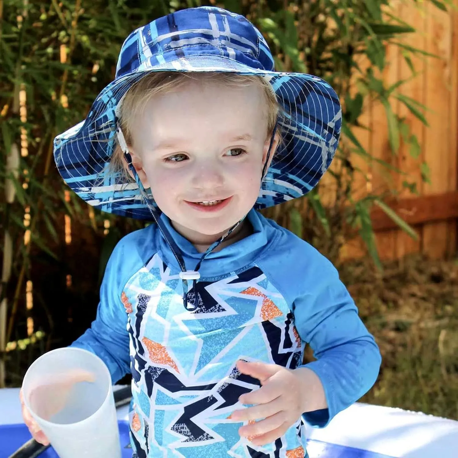 JAN & JUL Bucket Sun Hat with Adjustable Strap 50  UPF