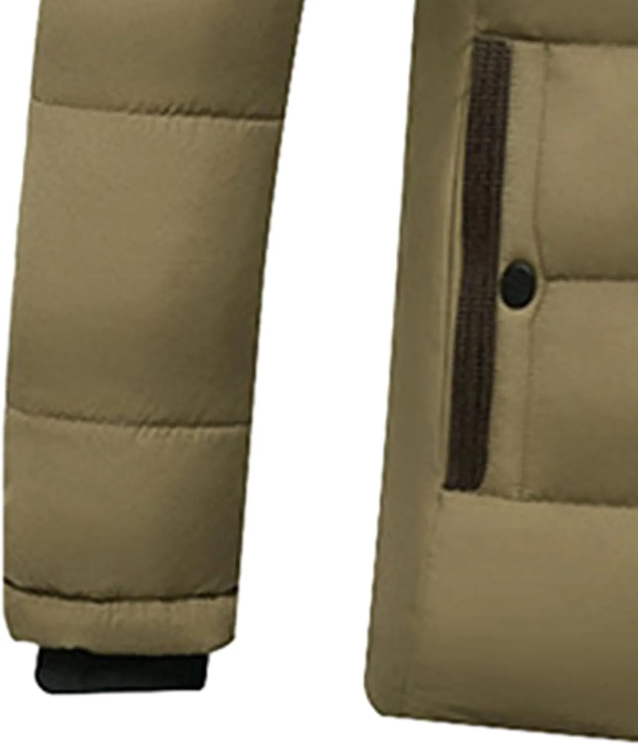 JEsilunmaMY Men's Sherpa Lined Parka Winter Coats Thicken Fleece Puffer Jacket With Fur Hood Warm Anorak Padded Windbreaker