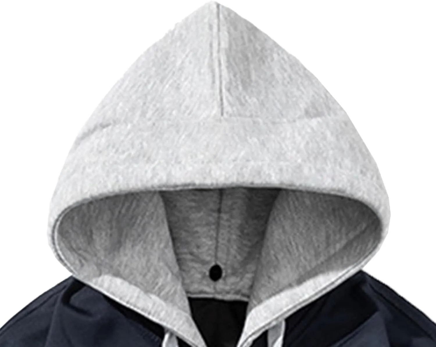 JEsilunmaMY Men's Solid Color Cotton Cargo Jacket Mock Neck Zip Up Baseball Bomber Coat Windproof Padded Varsity Jacket