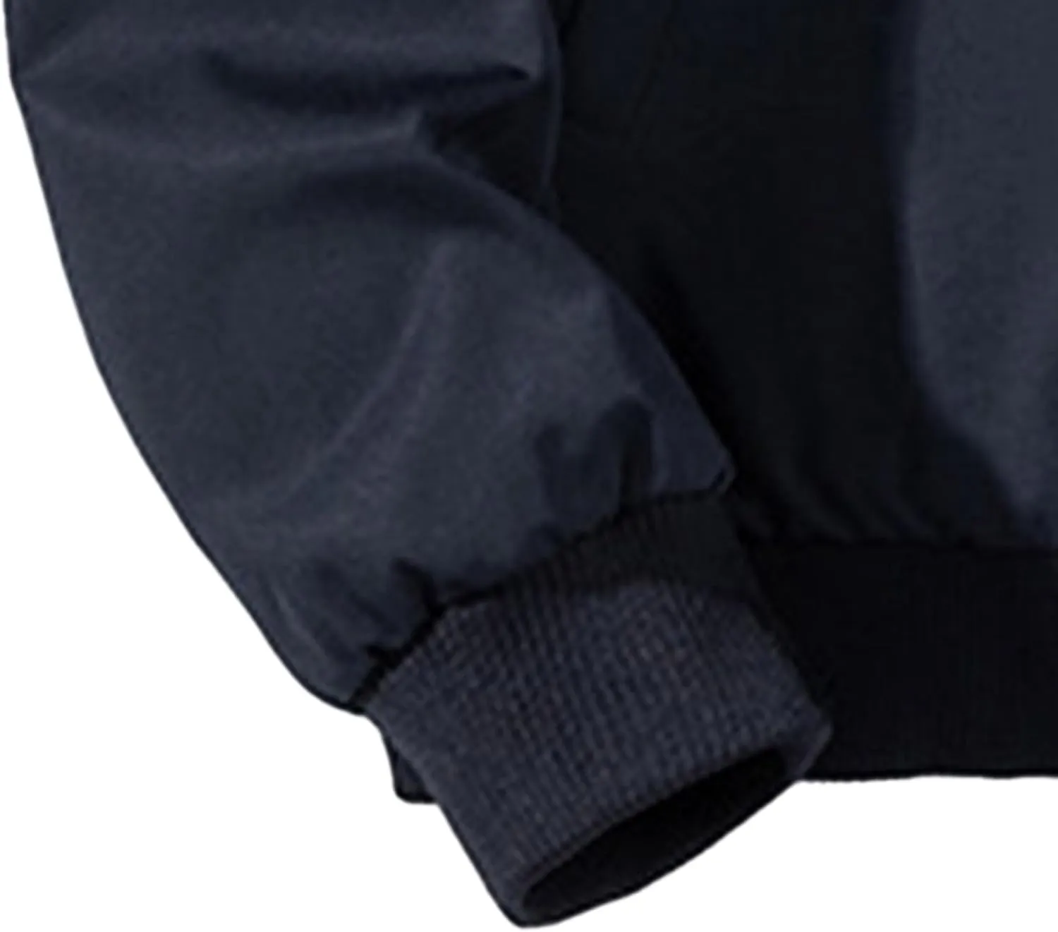 JEsilunmaMY Men's Solid Color Cotton Cargo Jacket Mock Neck Zip Up Baseball Bomber Coat Windproof Padded Varsity Jacket