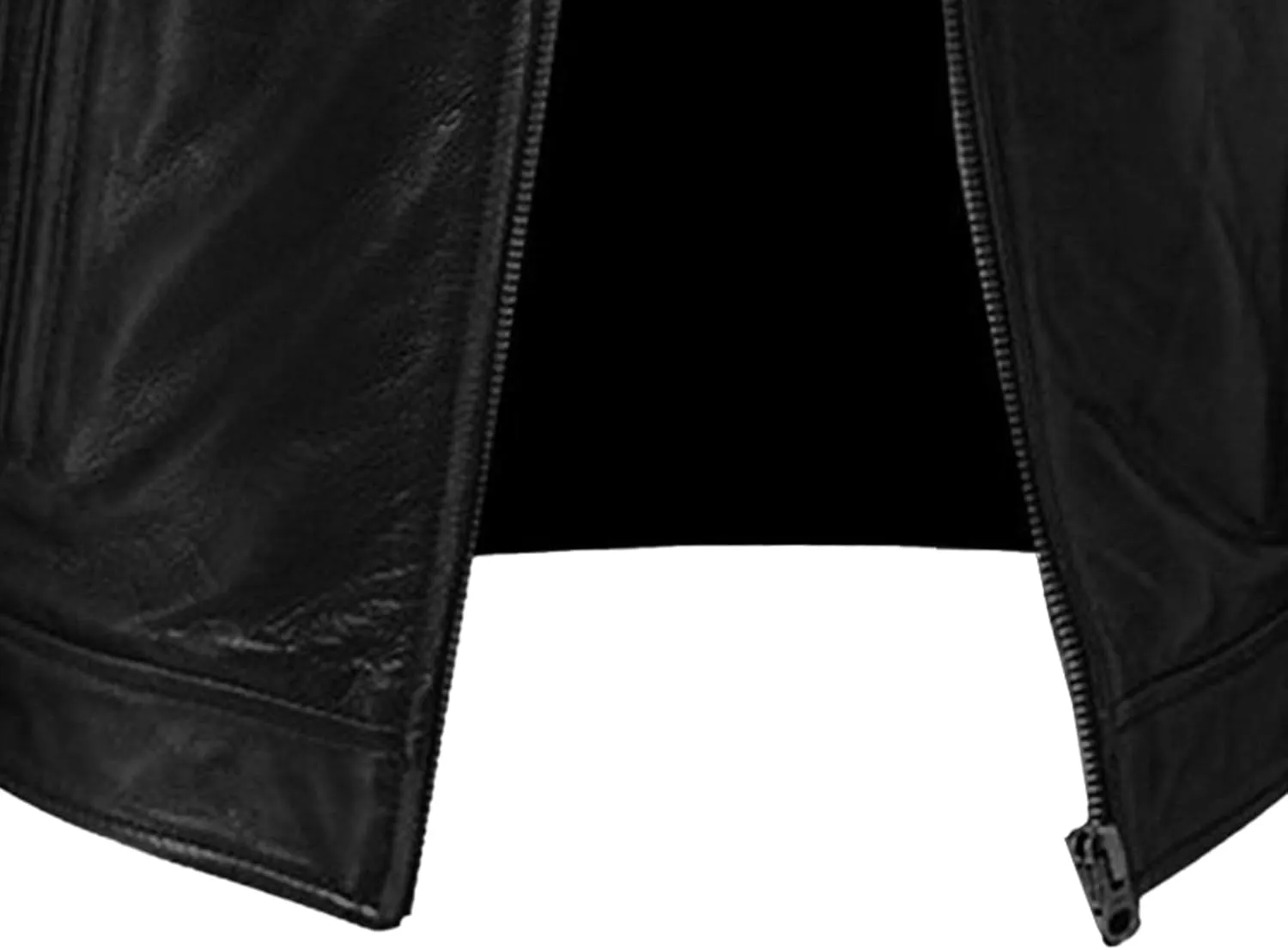 JEsilunmaMY Men's Solid Color PU Leather Jacket Stand Collar Motorcycle Biker Coats Warm Winter Punk Slim Bomber Outwear