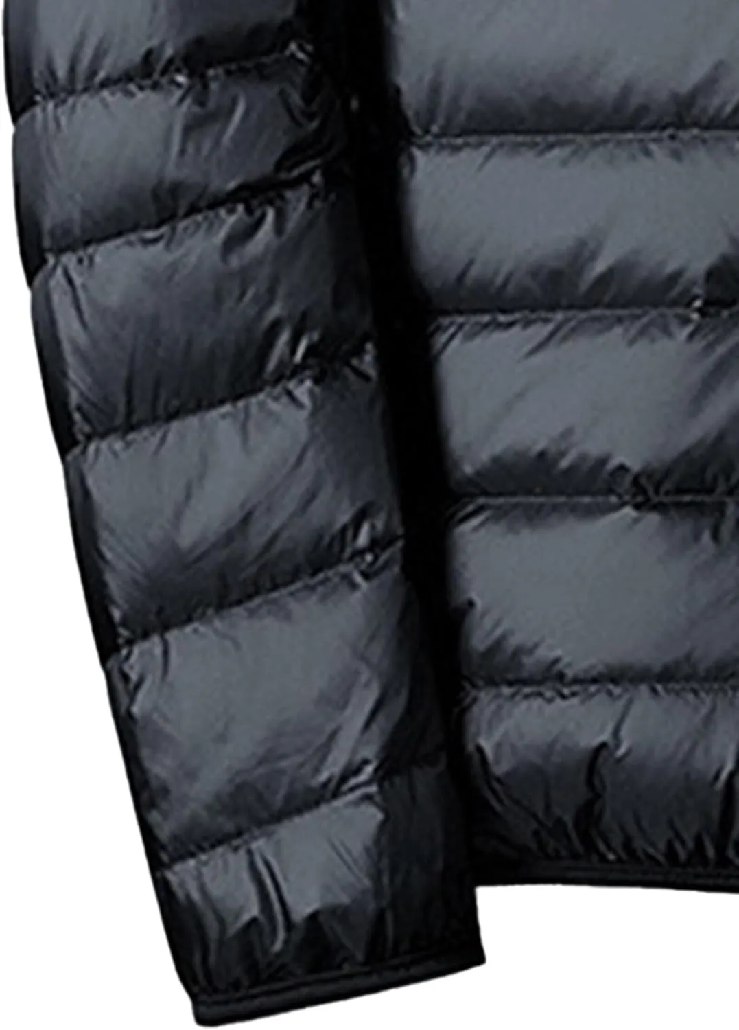 JEsilunmaMY Men's Thermal Sport Cropped Down Jacket Stand Collar Lightweight Packable Puffer Jacket Casual Warm Winter Coats