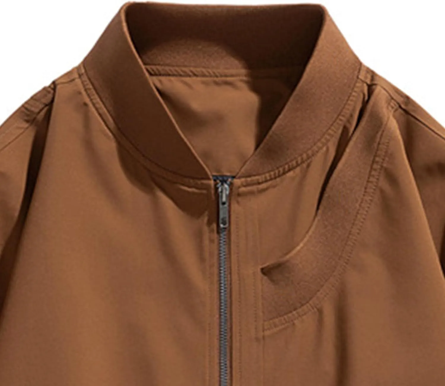 JEsilunmaMY Men's Warm Winter Polar Fleece Jacket Full Zip Outdoor Hooded Sherpa Jacket Casual Quilted Lined Bomber Jacket