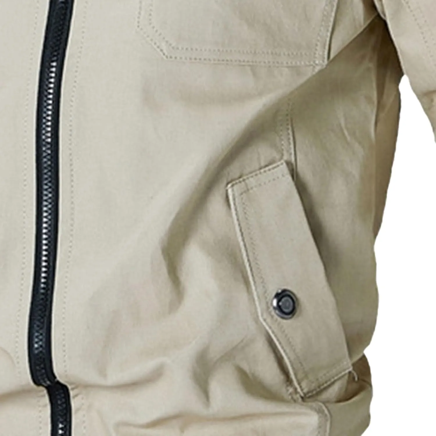 JEsilunmaMY Men's Winter Cotton Military Jacket Multi-Pocket Stand Collar Cargo Bomber Jacket Casual Windbreaker Army Coat