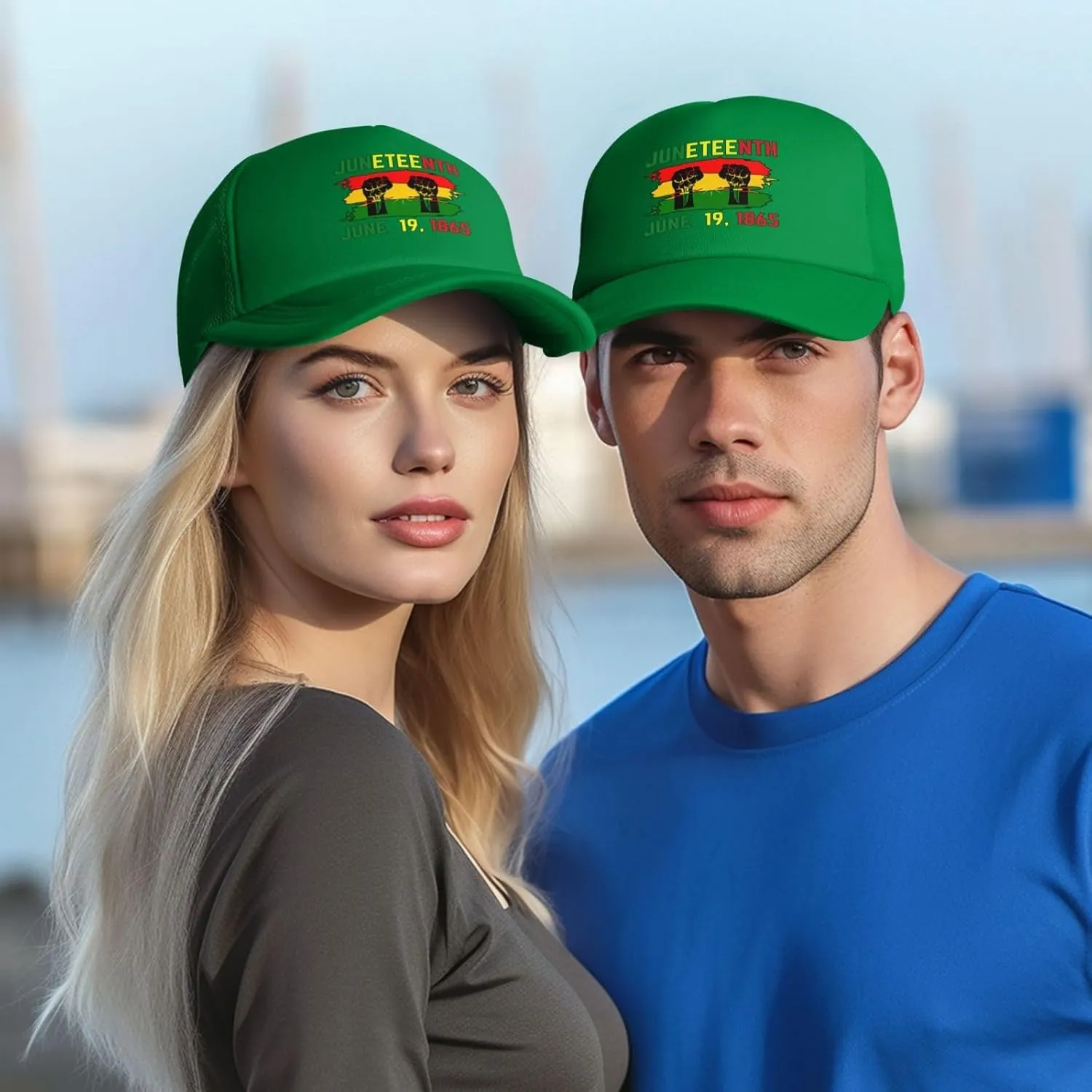 June 19th 1865 Juneteenth Baseball Cap Men Women Freedom Day Black-Pride Black History Month Mesh Cap Trucker Hat