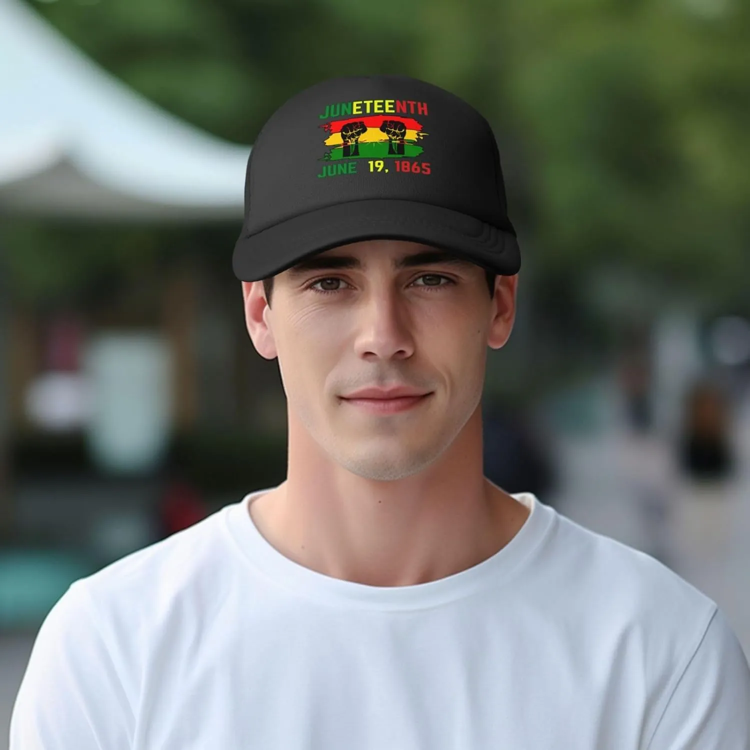 June 19th 1865 Juneteenth Baseball Cap Men Women Freedom Day Black-Pride Black History Month Mesh Cap Trucker Hat