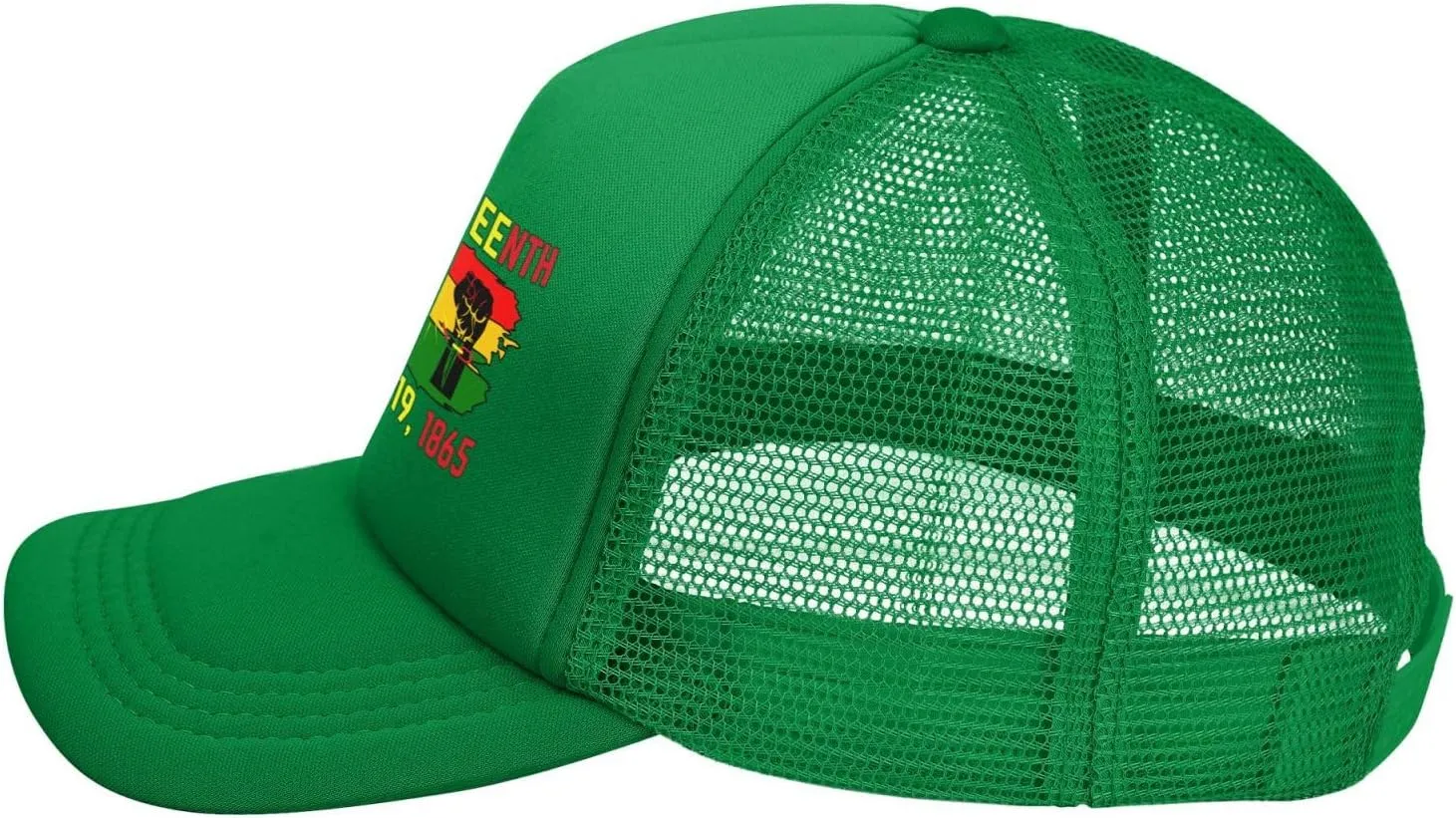 June 19th 1865 Juneteenth Baseball Cap Men Women Freedom Day Black-Pride Black History Month Mesh Cap Trucker Hat