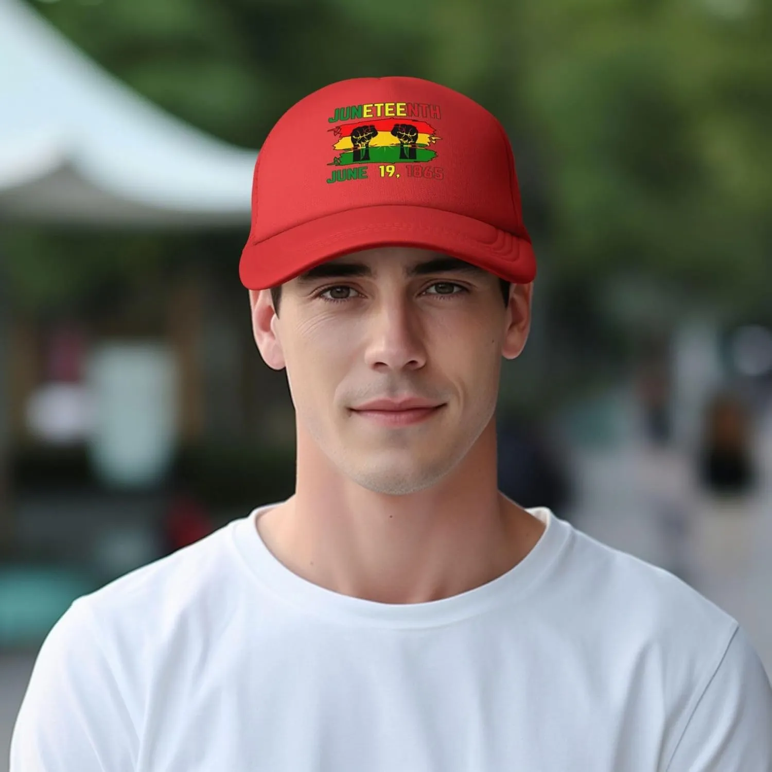 June 19th 1865 Juneteenth Baseball Cap Men Women Freedom Day Black-Pride Black History Month Mesh Cap Trucker Hat