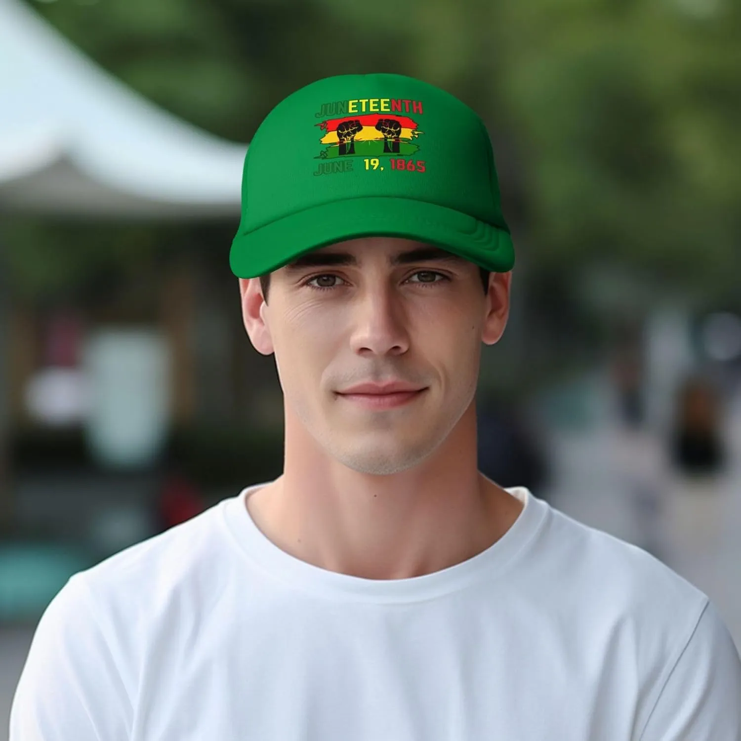 June 19th 1865 Juneteenth Baseball Cap Men Women Freedom Day Black-Pride Black History Month Mesh Cap Trucker Hat