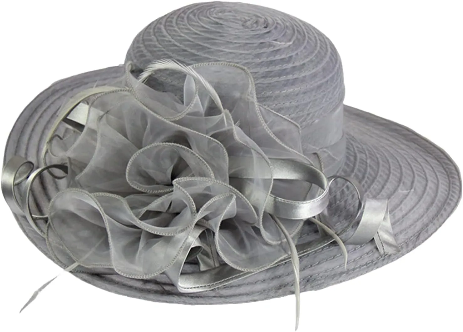 Kentucky Hat Church Dress Hat for Women Elegant Fascinators Bridal Tea Part𝚢 Wedding Hat Wide Brim Sun Cap