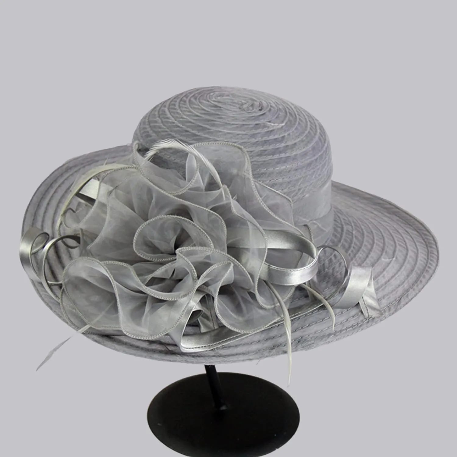 Kentucky Hat Church Dress Hat for Women Elegant Fascinators Bridal Tea Part𝚢 Wedding Hat Wide Brim Sun Cap